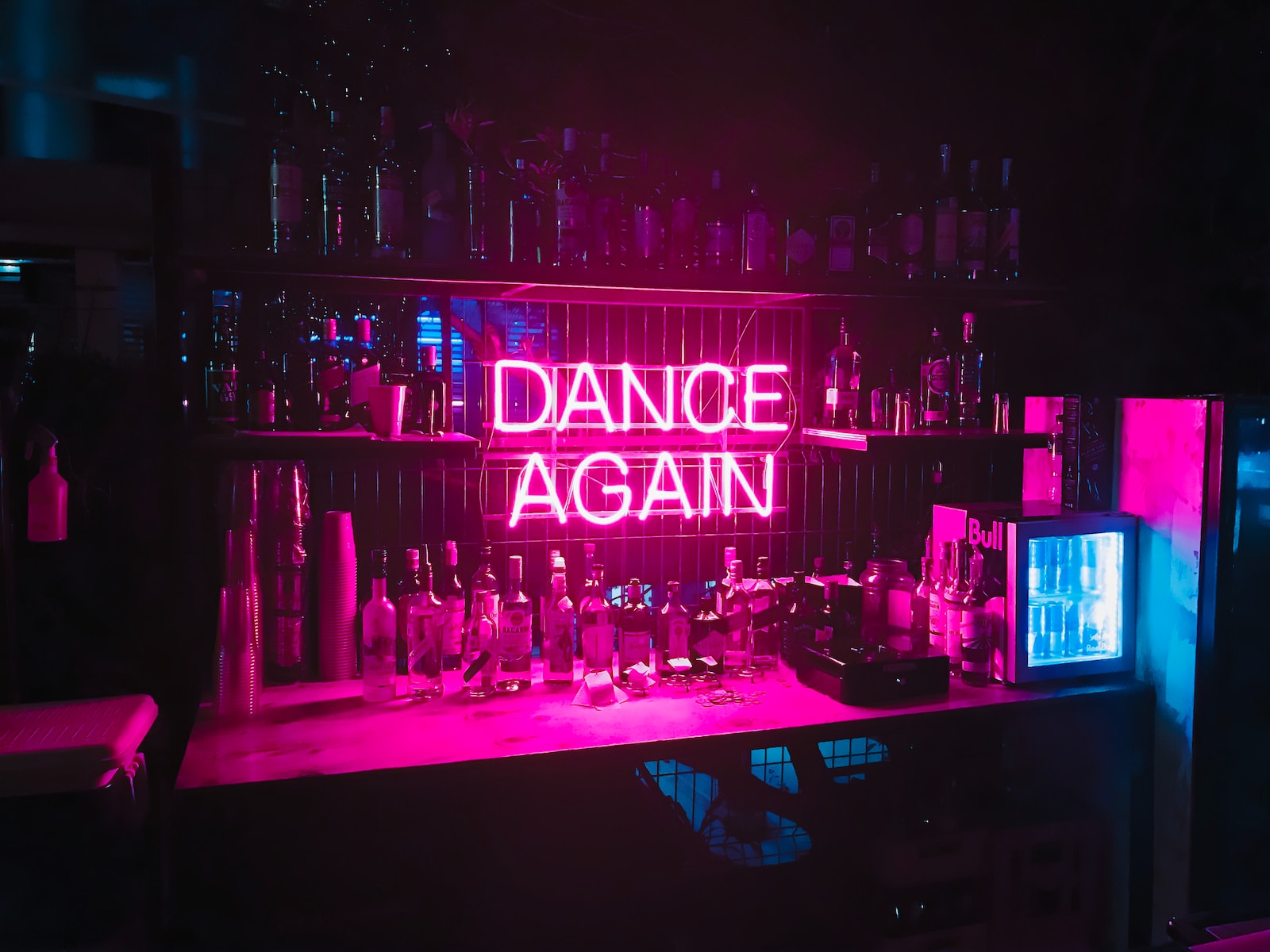 Dance Again LED signage