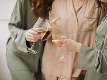 Bachelorette party in pajamas.